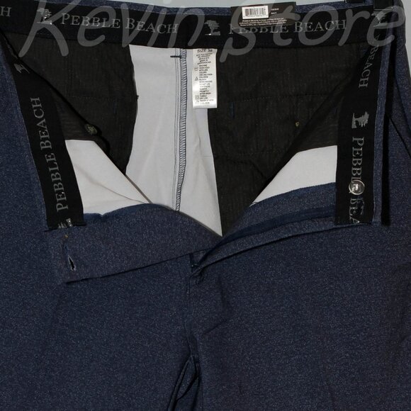 3 pairs Tan , Navy, Black - Pebble Beach Men’s‎ Dry-Luxe Performance Shorts - Picture 9 of 14